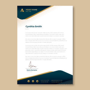 Professional letterhead printing