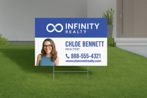real estate yard sign